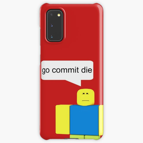 Roblox Go Commit Not Alive Case Skin For Samsung Galaxy By Smoothnoob Redbubble - kermit the frog dead memes roblox