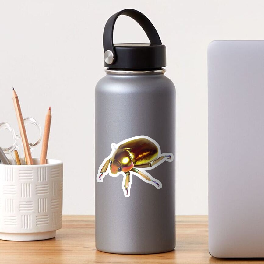 Golden Jewel Scarab Sticker