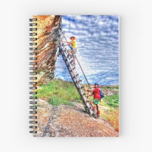 Artikelvorschau, Hikers on a ladder Holhoek Hiking Trail entworfen und verkauft von JandeBeer.