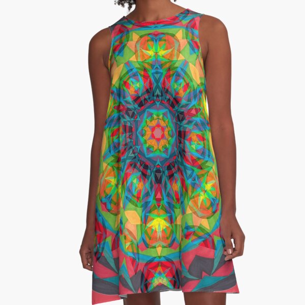 Charcoal and Fruit Ties Fall Into Winter Collection at Green Bee Mee A-Line Dress