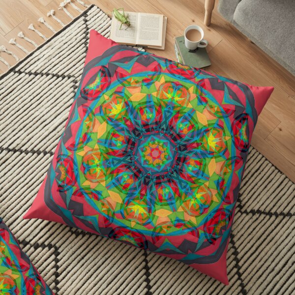 Charcoal and Fruit Ties Fall Into Winter Collection at Green Bee Mee Floor Pillow