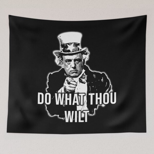Item preview, Aleister Crowley Uncle Sam Do What Thou Wilt  designed and sold by Equanimity7.