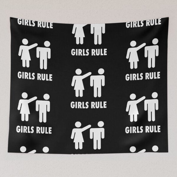 Item preview, GIRLS RULE QUOTE! GIFT IDEA FOR A STRONG WOMAN designed and sold by JamesandLuis.