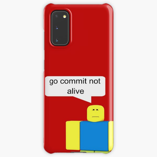 Roblox Go Commit Die Case Skin For Samsung Galaxy By Smoothnoob Redbubble - roblox go commit die hardcover journal