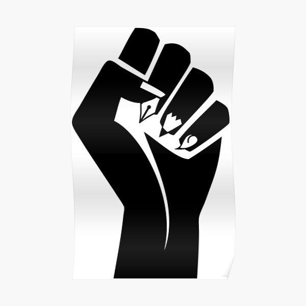 Posters Sur Le Theme Poing Serre Redbubble