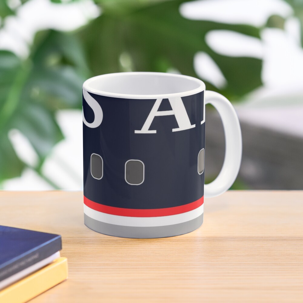 Boeing 747 767 Saftey Flat Bottom Mug