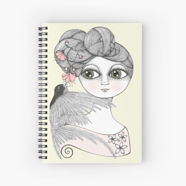 Whisper tweet nothings Spiral Notebook