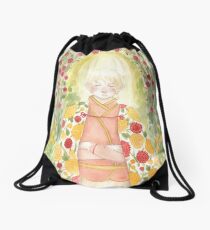Rose Garden Drawstring Bag