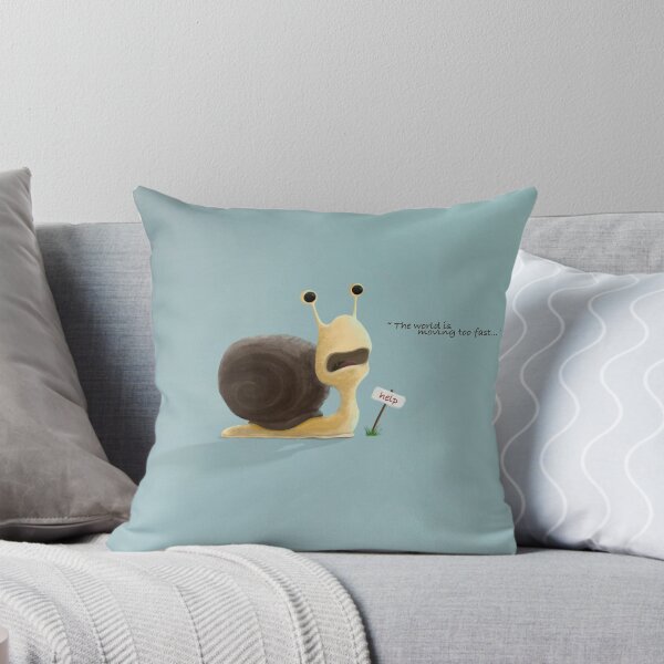 Item preview, The snail who thought the world was moving too fast. designed and sold by jonathankemp.