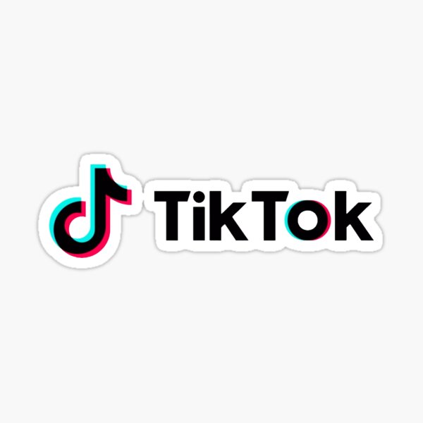 Tiktok Logo Stickers Redbubble - tiktok logo roblox