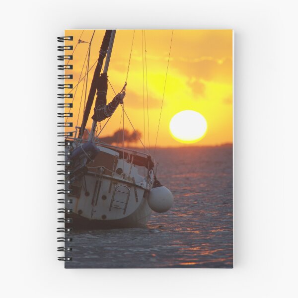 Item preview, SAILBOAT DOCKED IN HARBOR AT SUNSET designed and sold by Wayne Hughes.
