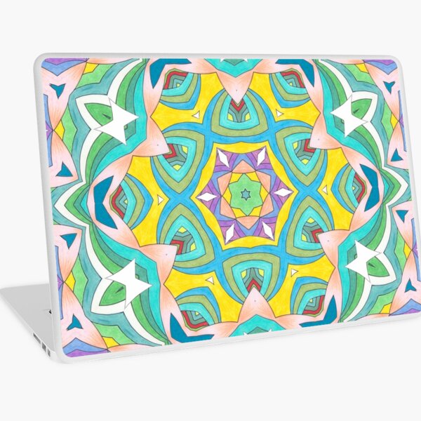 Colors and Bows Fall Into Winter Design Collection at Green Bee Mee Laptop Skin