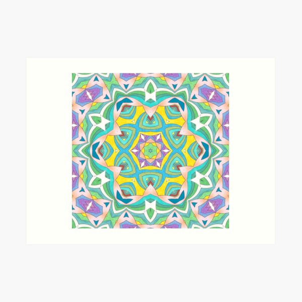 Colors and Bows Fall Into Winter Design Collection at Green Bee Mee Art Print