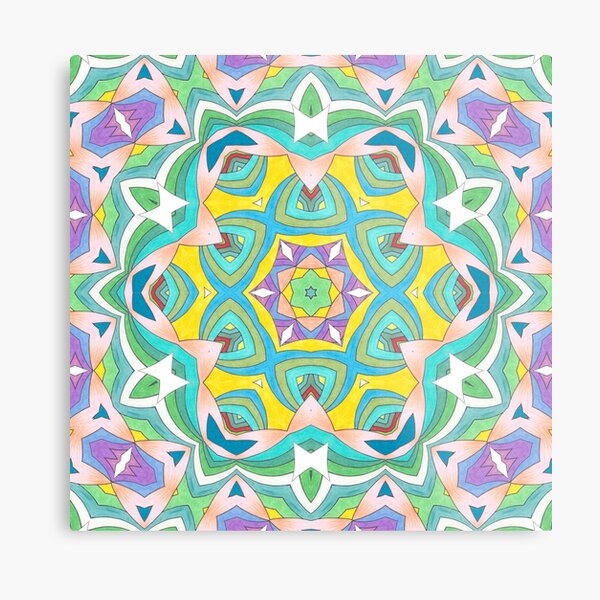 Colors and Bows Fall Into Winter Design Collection at Green Bee Mee Metal Print