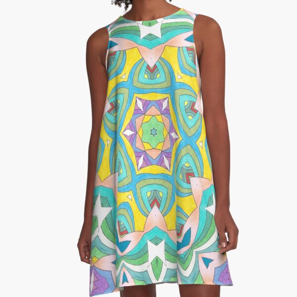 Colors and Bows Fall Into Winter Design Collection at Green Bee Mee A-Line Dress