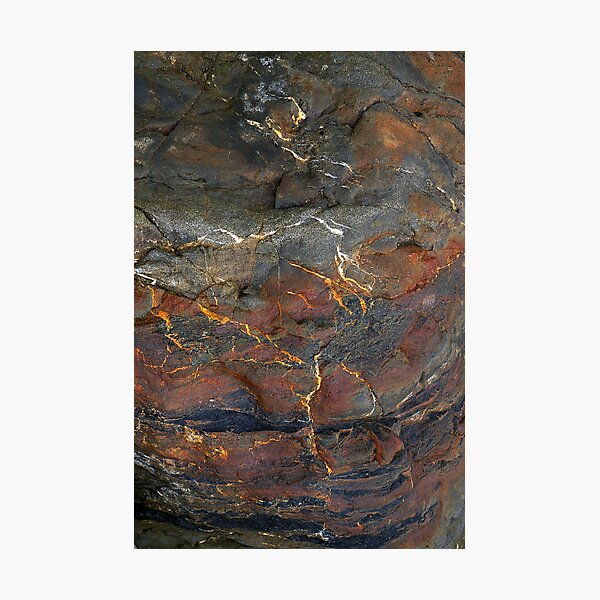 Red Stone Photographic Print
