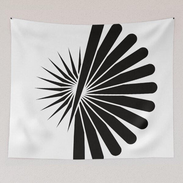 Item preview, Pattern black half sun designed and sold by Patricia Piotrak.