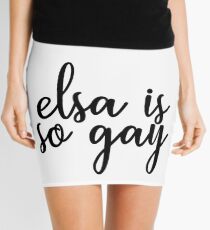 let it gaaaay let it gaaaay Mini Skirt