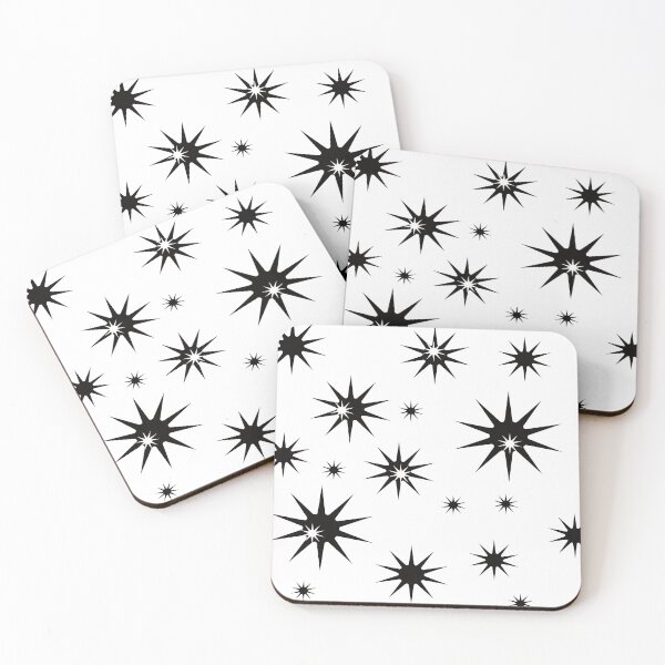 Item preview, Pattern star black white designed and sold by Patricia Piotrak.