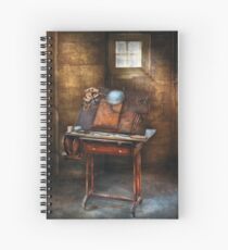 Artist - The etching table Spiral Notebook