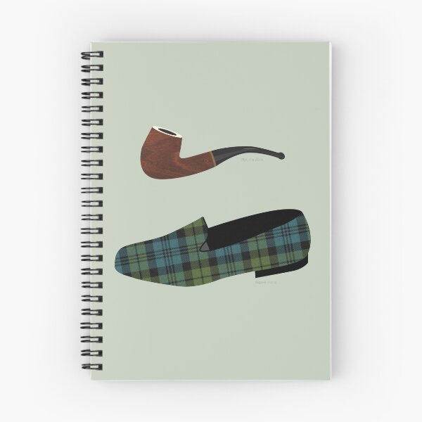 Artikelvorschau, eine feine Pfeife und ein paar bequeme Hausschuhe. Wo habe ich das ledergebundene Buch gelassen? entworfen und verkauft von Stephen Wildish.