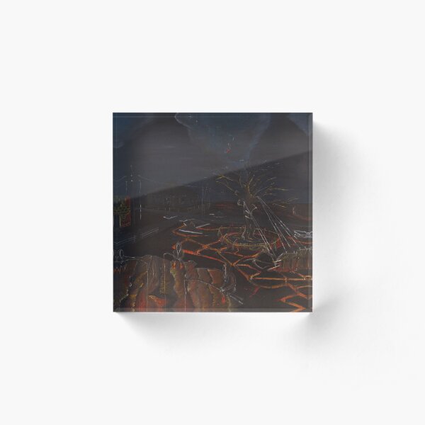 Lava Fishers Acrylic Block