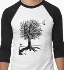 Leafless Tree Men's Baseball ¾ T-Shirt