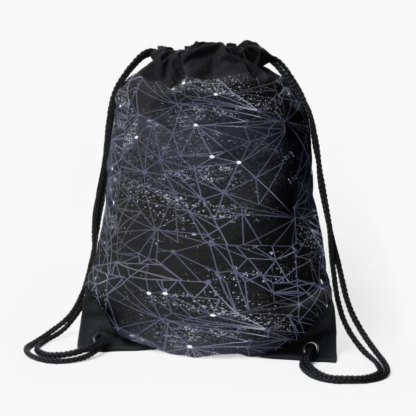 geometry of space Drawstring Bag
