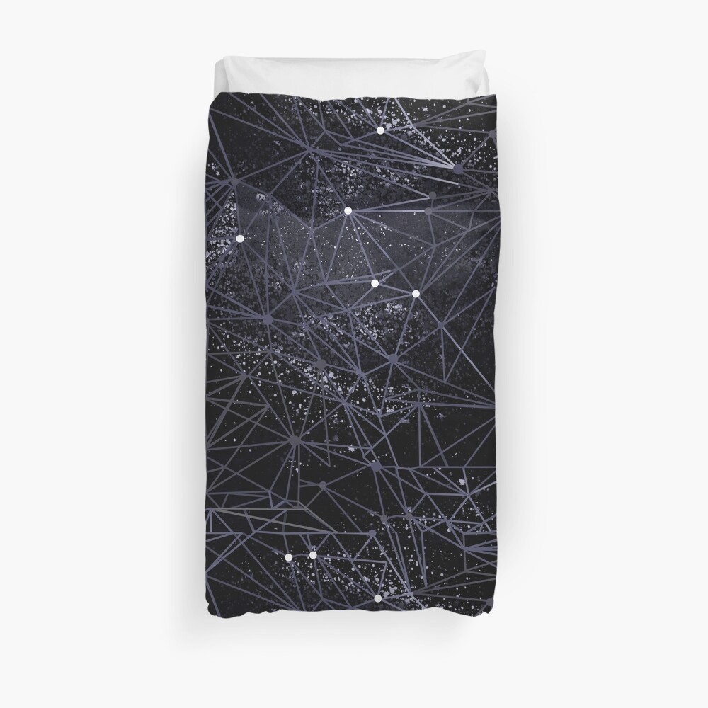 geometry of space Duvet Cover