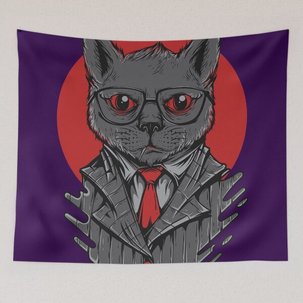 Item preview, Puss in Suits designed and sold by NomadicMarket.