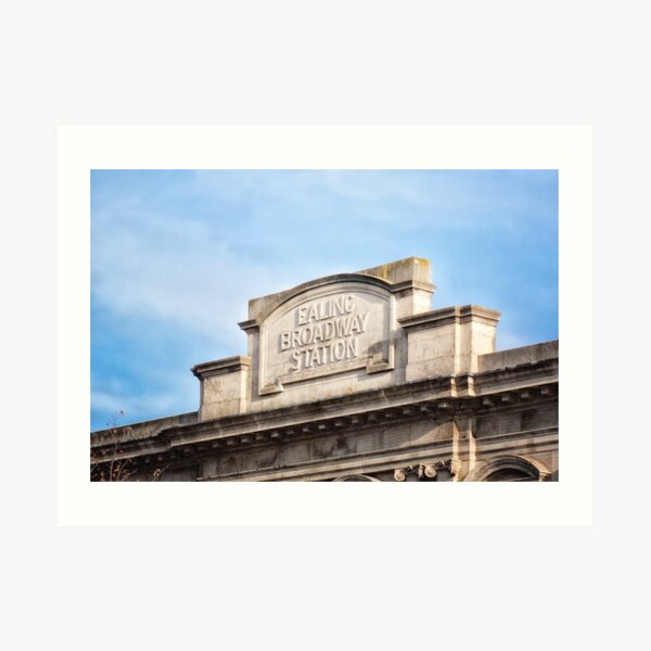 Ealing Broadway Tube Station Art Print