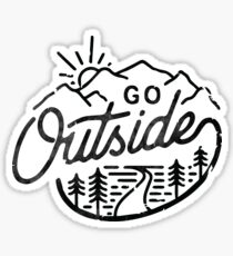 Go Outside Sticker