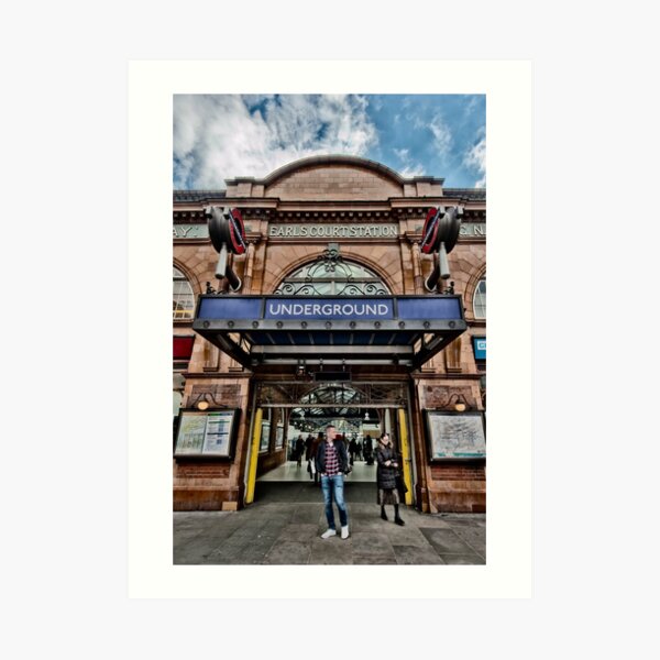 Earl's Court Tube Station Art Print