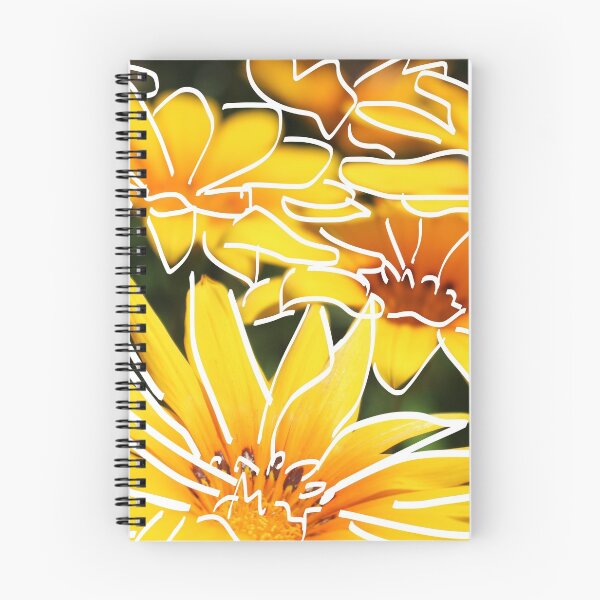 Item preview, Flores amarillas con líneas de acento blanco designed and sold by IMJones.