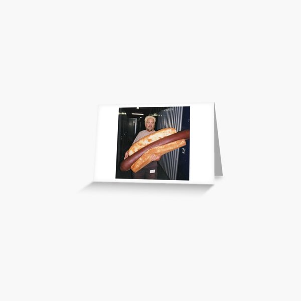 guy fieri and his wieney Greeting Card
