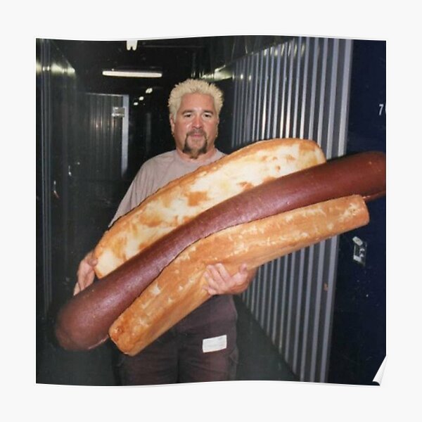 guy fieri and his wieney Poster