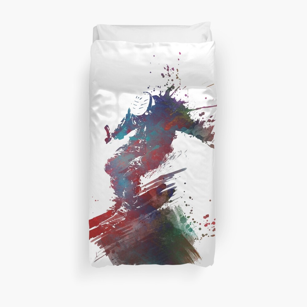 Ski #ski #sport Duvet Cover