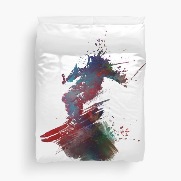 Ski #ski #sport Duvet Cover