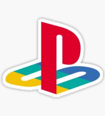 Playstation first colorful logo Sticker