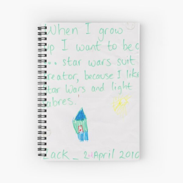 When I grow up . . . I want to be (Zack) Spiral Notebook