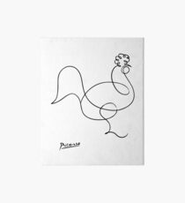 Pablo Picasso Le Coq 1918, Rooster Artwork, Animals Design, Posters, Prints, Tshirts, Men, Women, Kids Art Board