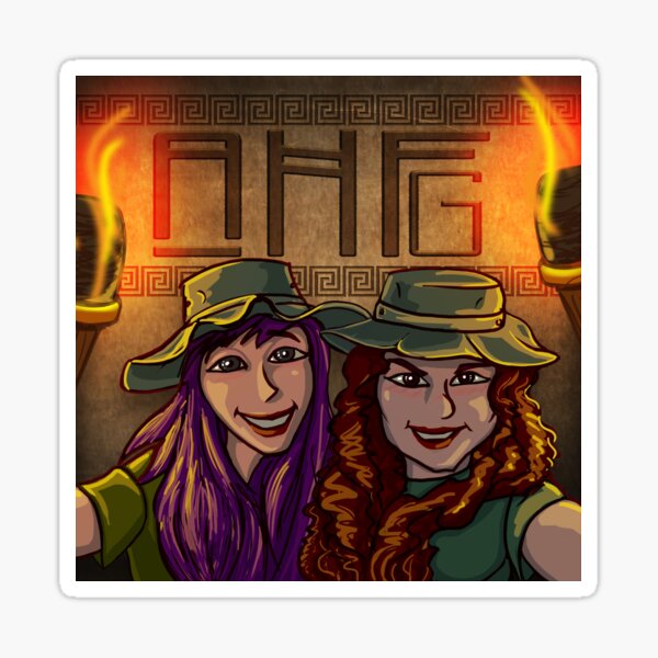 Ancient History Fangirl Sticker