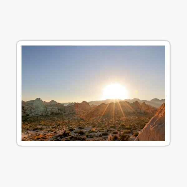 Item preview, Sunset Over Joshua Tree Valley designed and sold by teslascender.