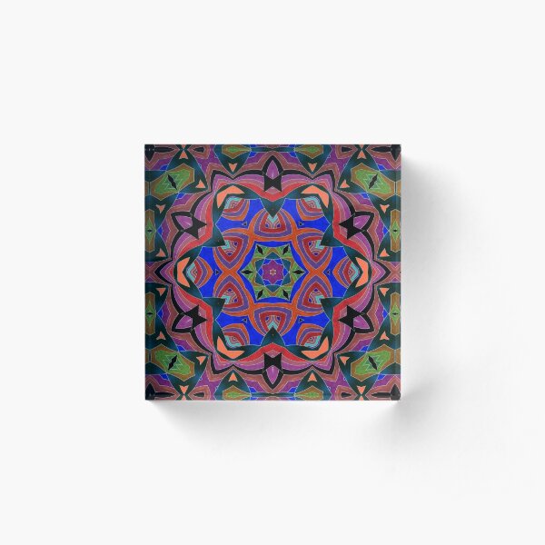 Inverted Colors and Bows Fall Into Winter Design at Green Bee Mee Acrylic Block