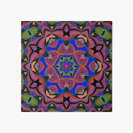 Inverted Colors and Bows Fall Into Winter Design at Green Bee Mee Art Board Print