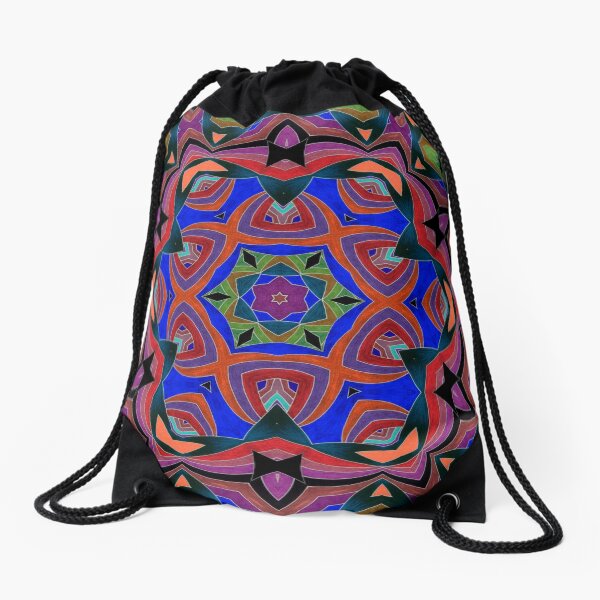 Inverted Colors and Bows Fall Into Winter Design at Green Bee Mee Drawstring Bag