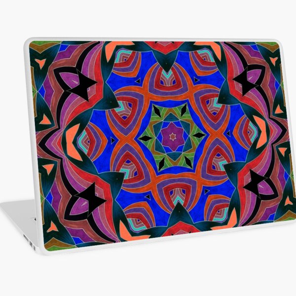 Inverted Colors and Bows Fall Into Winter Design at Green Bee Mee Laptop Skin