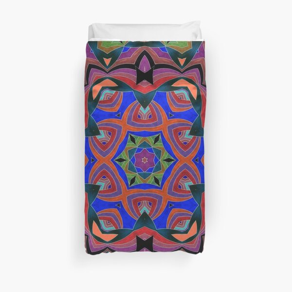Inverted Colors and Bows Fall Into Winter Design at Green Bee Mee Duvet Cover