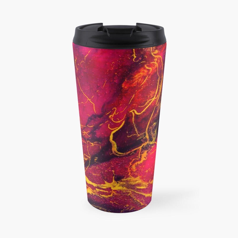 Vulcan's Playground - An Abstract Travel Mug