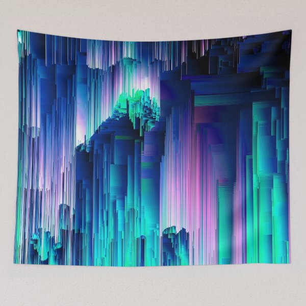 Item preview, Glitches Be Trippin' - Abstract Pixel Art designed and sold by Jennifer Walsh Design.